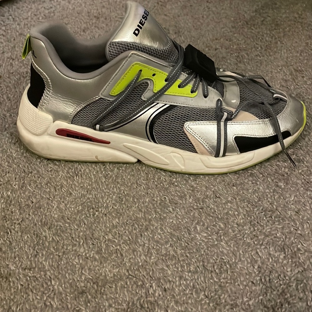 Diesel Y02575P3846 Men's Mesh Upper Dad Sneakers